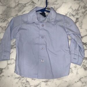 Kids Light Blue Button-Up Shirt